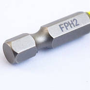 Біти для автоматів 65 мм/110 мм -магнітні - Набір електромонтажних біт FPH2 для складання щитів та ПЗВ, фото 7