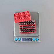 Набір біт - 33 шт / 6,35 мм з перехідником - для викрутки та шуруповерта - AP-033, фото 6