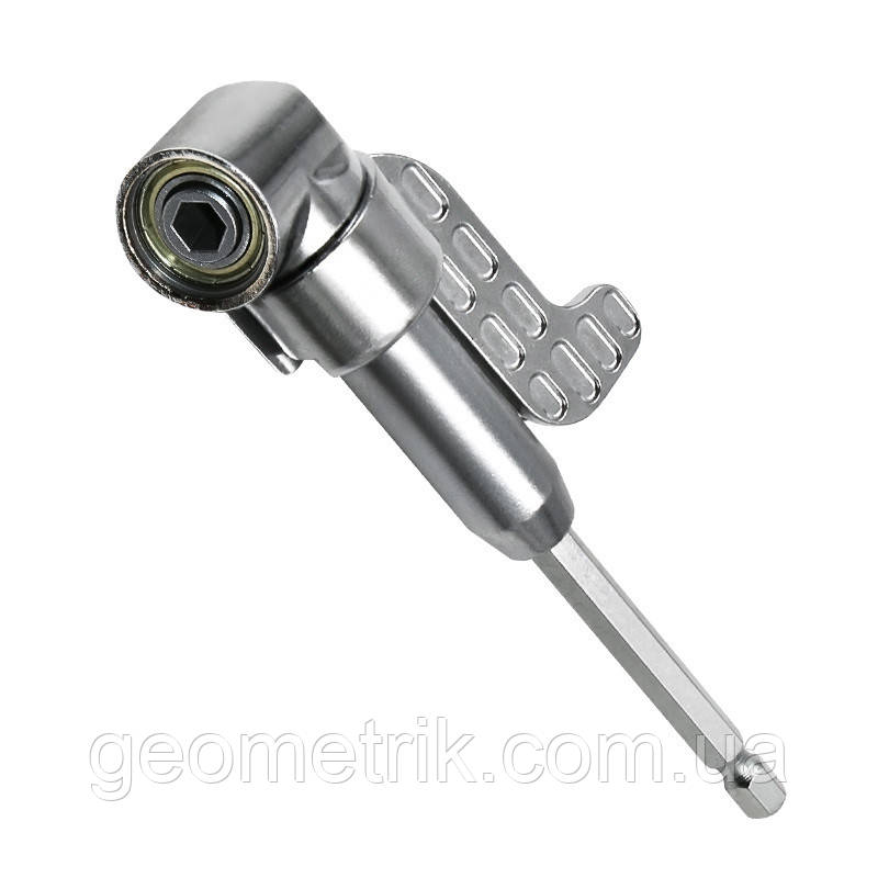 Магнітний адаптер ∠ 105° для біт 1/4' - Тримач для шурупокрута і дрилі 6.35 мм - L 140 мм, фото 1