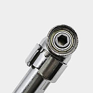 Магнітний адаптер ∠ 105° для біт 1/4' - Тримач для шурупокрута і дрилі 6.35 мм - L 140 мм, фото 3