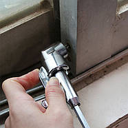 Магнітний адаптер ∠ 105° для біт 1/4' - Тримач для шурупокрута і дрилі 6.35 мм - L 140 мм, фото 9