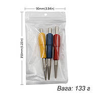 Керни для точної розмітки: 3 шт. (2.5/3.0/4.0 мм) - Набір кернерів по дереву та металу, фото 6