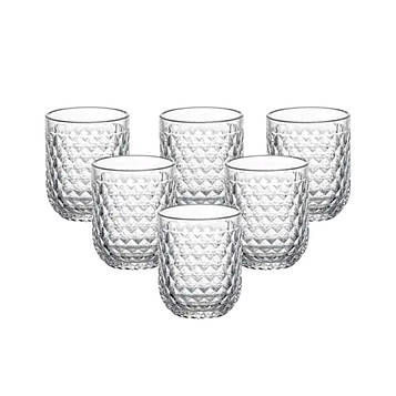 Набір склянок під кришталь 6 шт по 300 мл HP4155