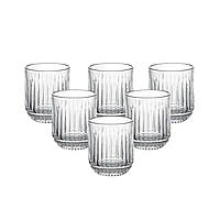 Набір склянок 6 шт по 250 мл із товстого скла HP4150