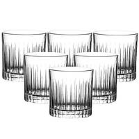 Набір склянок для віскі 6 штук по 310 мл прозорий HP4166
