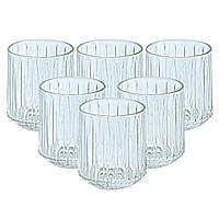 Набір склянок скляних 6 штук по 315 мл прозорий HP518