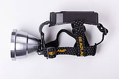 Налобний ліхтар акумуляторний зі швидкою зарядкою 16х10х13 см LED зарядка від сонячної панелі HP-JG-5