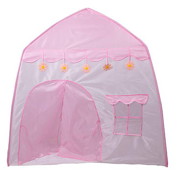 Дитячий ігровий намет будиночок для дівчаток 125×100×120 см намет будиночок для дітей Рожевий HP-S-1NDP