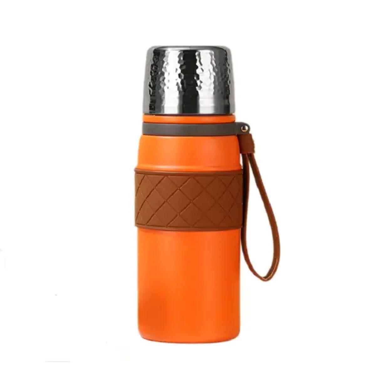 Термос із нержавіючої сталі 700 мл помаранчевий HP-14-7O, фото 1