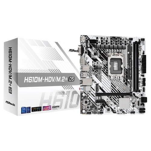 Материнська плата ASRock H610M-HDV/M.2+ D5 LGA 1700 (H610M-HDV/M.2+ D5)
