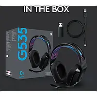 Бездротові ігрові навушники Logitech G535 Black легкість, свобода та звук без затримок із технологією LIGHTSPEED