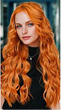 Перука на сітці довга хвиляста термоперука руда (SET-2292-18), фото 2