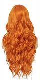 Перука на сітці довга хвиляста термоперука руда (SET-2292-18), фото 7