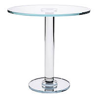 Тортівниця скляна на ніжці 30×31 см см підставка для торта, капкейків прозора HP-4-84L