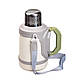 Термос Vacuum Cup 1.5 літра з ремінцем і складною ручкою білий HP-14-21W, фото 5