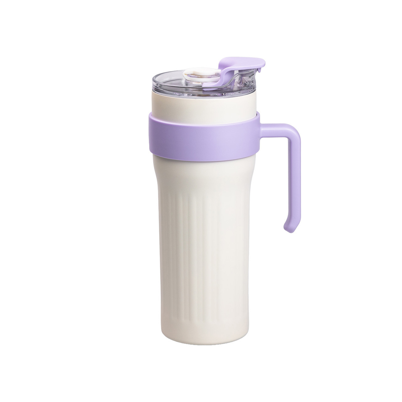 Термочашка Big Mac 1,2 л з трубочкою біла HP-14-24W, фото 1