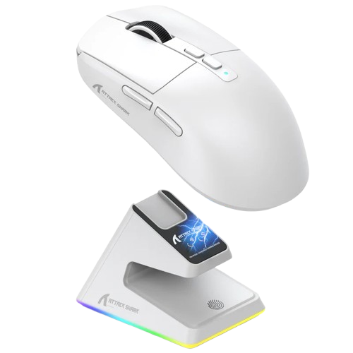 Миша бездротова Attack Shark X6 White