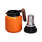 Чайник термос з індикатором температури та заварником 1 л помаранчевий HP-14-51O, фото 5