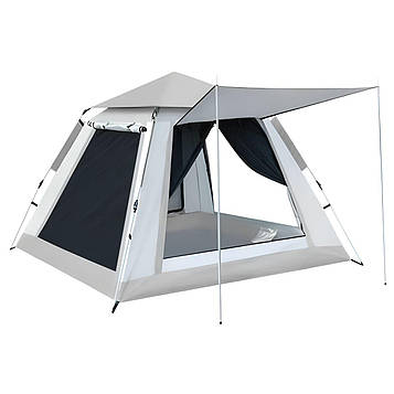 Намет туристичний 2 людини 200*200*145 см, сірий LU003G