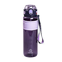 Пляшка для води Houo спортивна 1 літр з фліп кришкою фіолетова HP-14-33V