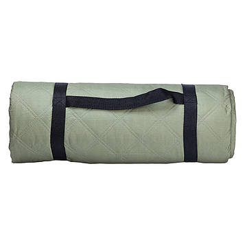 Великий туристичний килимок Karemat для кемпінгу водонепроникний 200 x 200 см хакі LU013GR