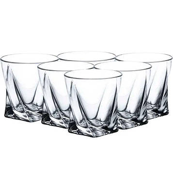 Набір склянок для віскі 6 штук по 300 мл HP1606