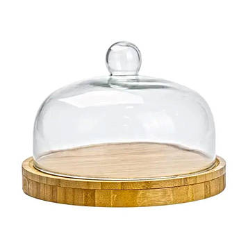 Набір для нарізання сиру Ø 25 зі скляною кришкою HP1230