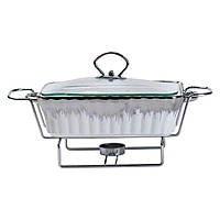 Марміт прямокутний на 1 л порцелянаовий з підігрівом 31×16×11 см HP1019