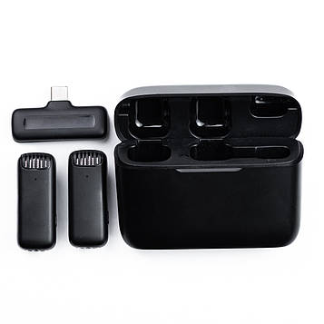 Петлічка для телефону бездротова набір 2 шт блютуз мікрофон петличний з шумозаглушенням HP176096