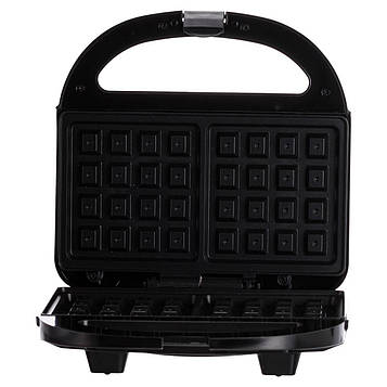 Вафельниця з антипригарним покриттям і подвійним нагріванням для бельгійських вафель 750 Вт Sokany SK-08074