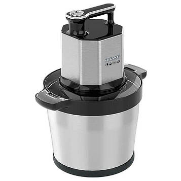 Чопер подрібнювач електричний кухонний 1500 Вт із чашею із нержавіючої сталі 4,5 літрів Sokany SK-7088