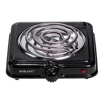 Настільна електрична плита на одну конфорку 1000 Вт SOKANY SK-5111