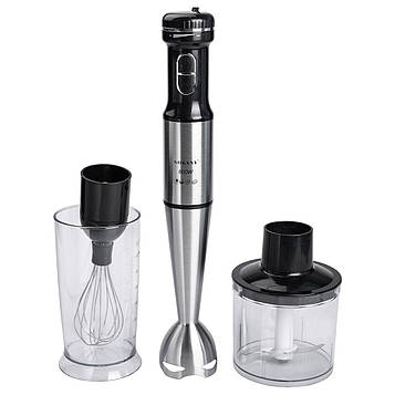 Блендер ручний занурювальний 800 Вт чаша з вінчиком подрібнювач (чопер) Sokany SK-768-4