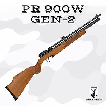 Пневматична гвинтівка PCP Artemis (Snowpeak) PR900W Gen-2 попередня накачування 274 м/с (Артеміс ПР900)