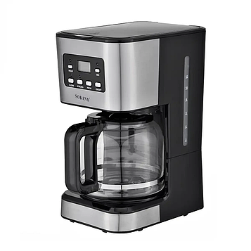 Кавоварка краплинна Sokany з підігрівом кавника 1,5 літра CM-121E