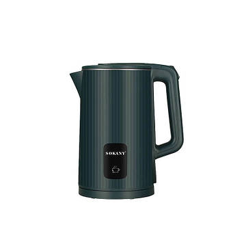 Електрочайник з автоматичним вимкненням 2,5 л Sokany побутовий 1500 Вт SK-SH-1061