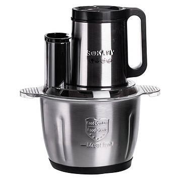 Чоппер подрібнювач із чашею на 2.7 л кухонний електричний Sokany SK-06019