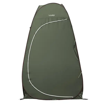 Намет душ-туалет для кемпінгу автомат 120×120×190 (см) тент для душу та туалету туристичний LU-015DGR Хакі