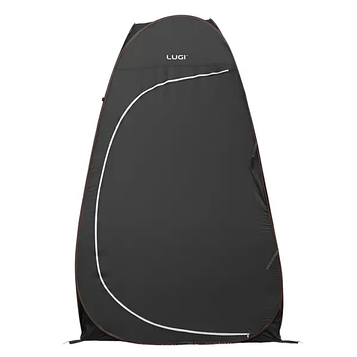 Намет душ-туалет для кемпінгу автомат 120×120×190 (см) тент для душу та туалету туристичний LU-015DB Чорний