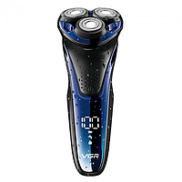 Електробритва чоловіча з LED-дисплеєм професійна VGR V-306