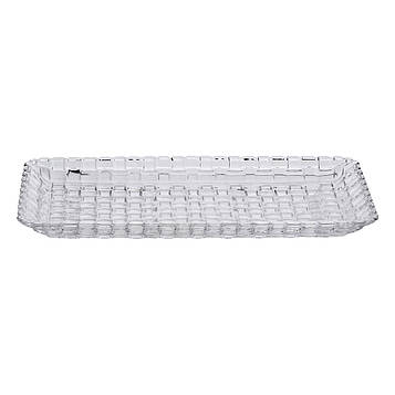 Блюдо для закусок скляне 25*12,5*1,5 см прямокутне HP-YH-33