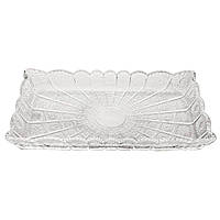 Блюдо для закусок Lirmartur скляне 28,6*16,5*3 см HP-YH-26