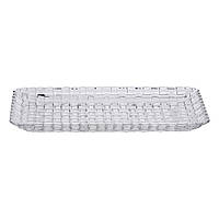 Блюдо для закусок скляне 25*12,5*1,5 см прямокутне HP-YH-33
