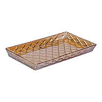 Блюдо для закусок скляне 29.5*13.5*2 прямокутне HP-YH-57