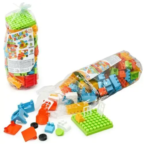 Конструктор будівельний з великими деталями "Technok Toys" 130 деталей, у пакеті, ТехноК (7501)
