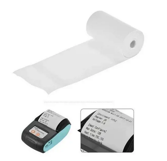 Комплект паперу з 2 шт для міні-принтера W-2 білий, фото 1