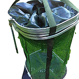 Садок 40*30*300см короповий прогумований рибальський прямокутний, фото 6