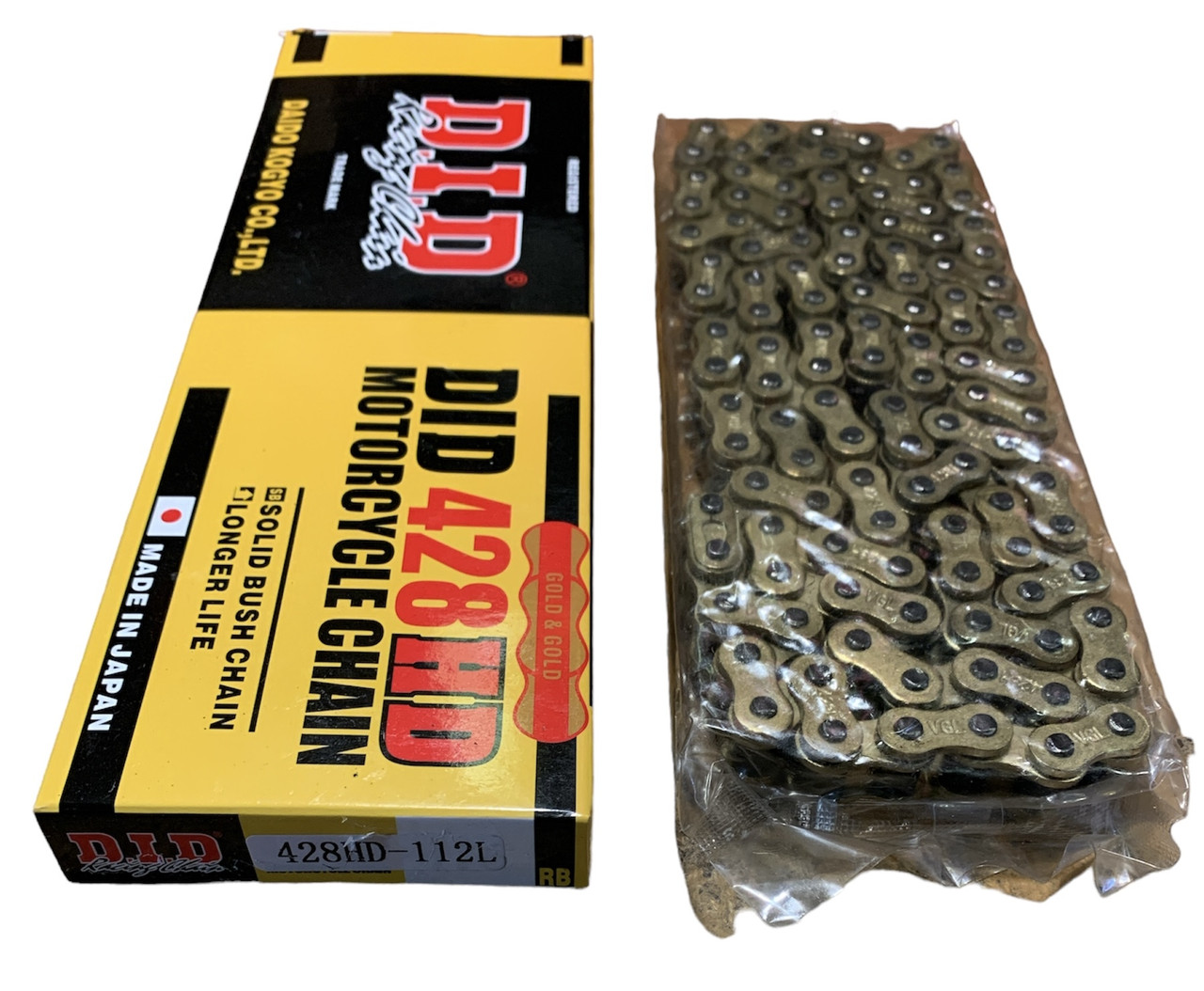 Ланцюг трансмісії 428H-112L GOLD DID