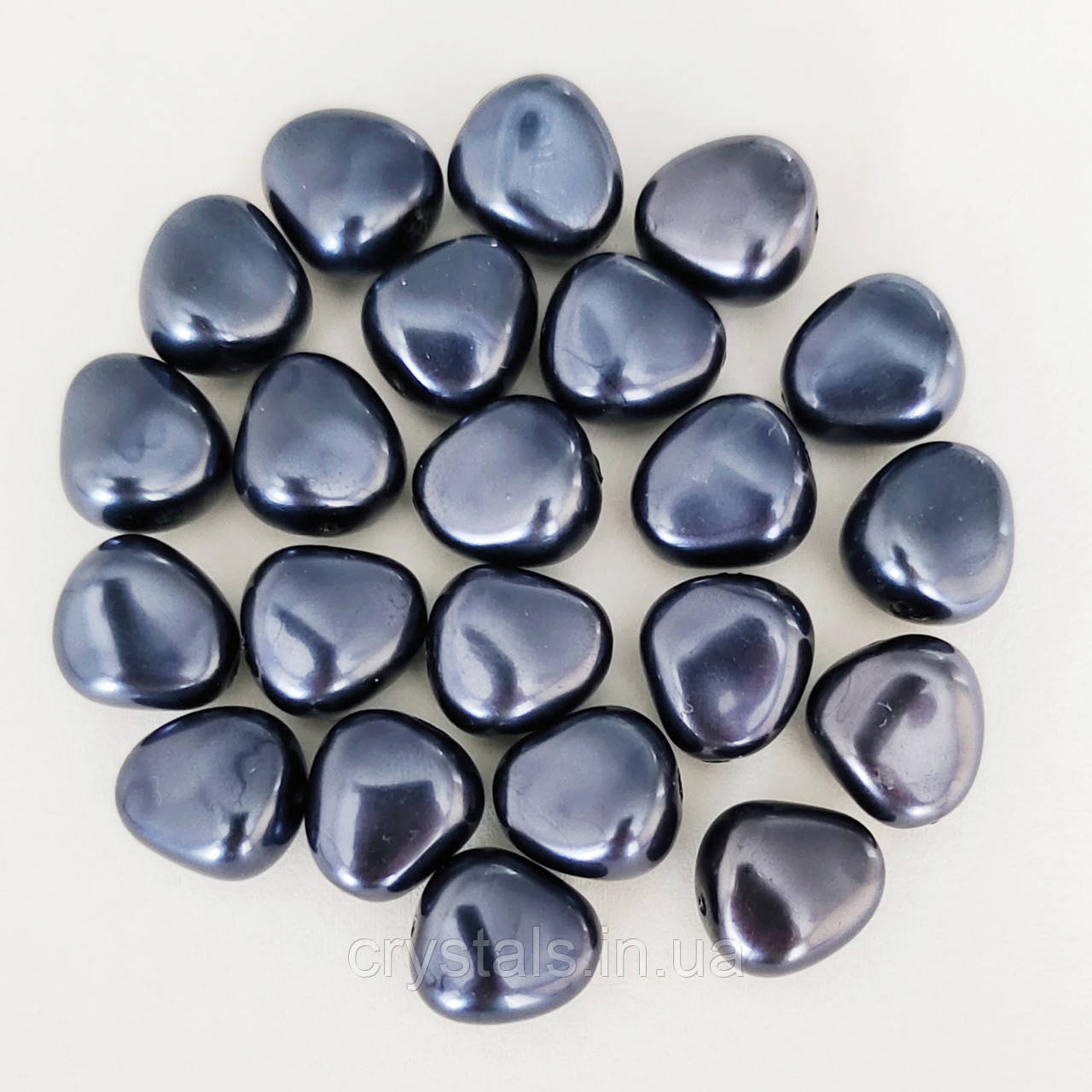 Перлина неправильної форми Preciosa (Чехія) 16х14 мм Blue, фото 1