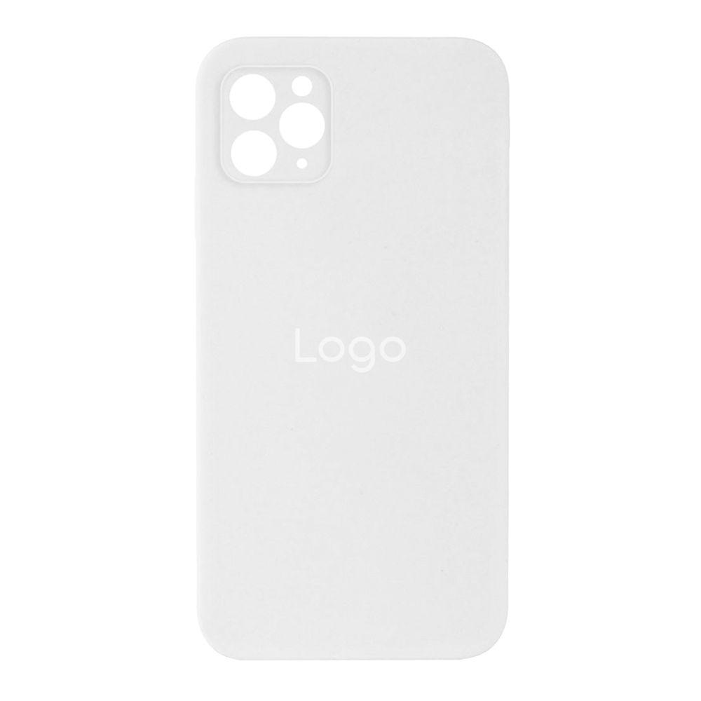 Чохол Silicone Case Square Full Camera для iPhone 11 Pro Max Колір 09.White, фото 1